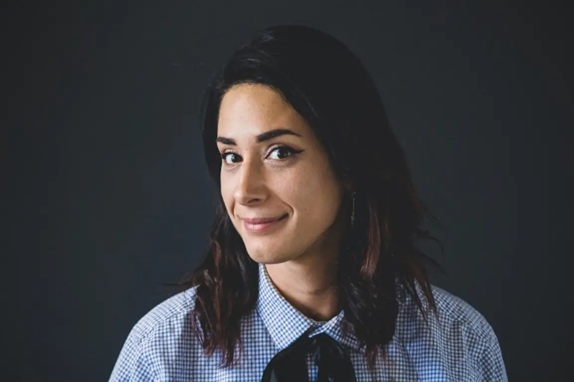 Support person with headset
